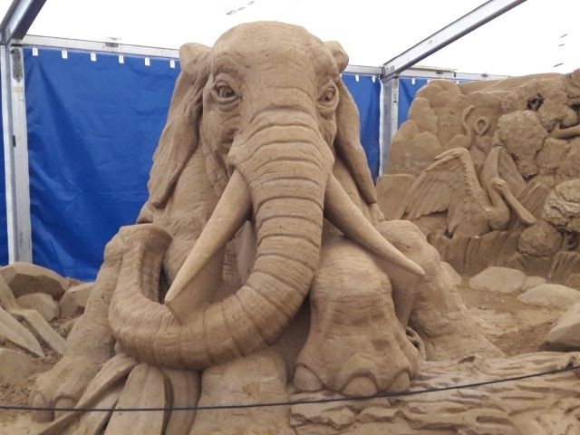 Sandskulpturen in Binz