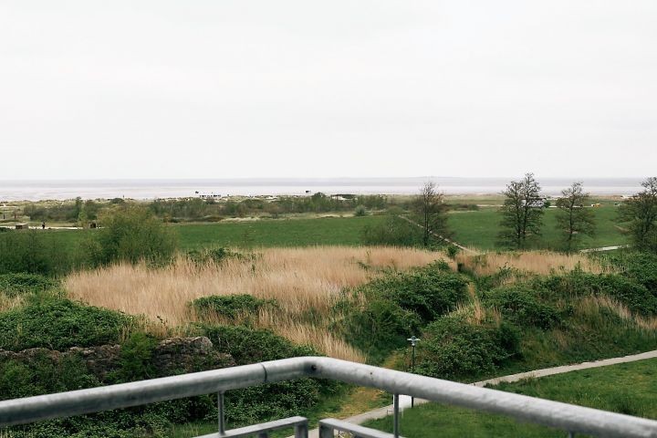 Blick vom Balkon