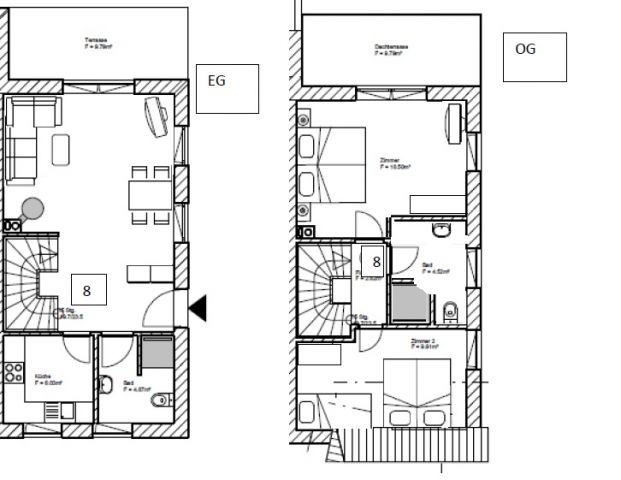 Grundriss Wohnung 8