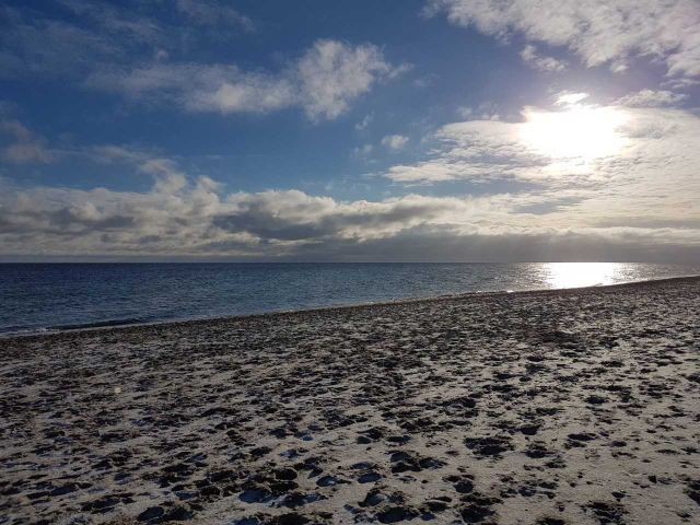 Naturstrand.