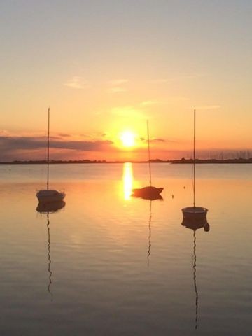 einer unserer schönen Sonnenuntergänge