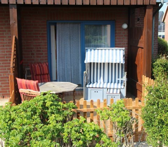 eingezäunte Terrasse