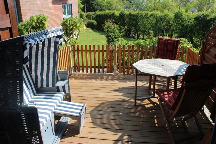 eingezäunte Terrasse