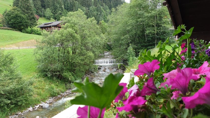 Aussicht von dem Balkon