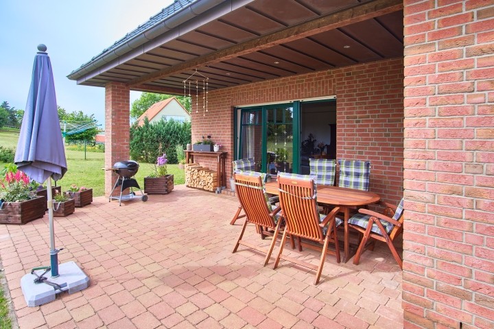 Ferienhaus "Kröslin", Urlaub mit Hund, 4 P., eingezäunter Garten