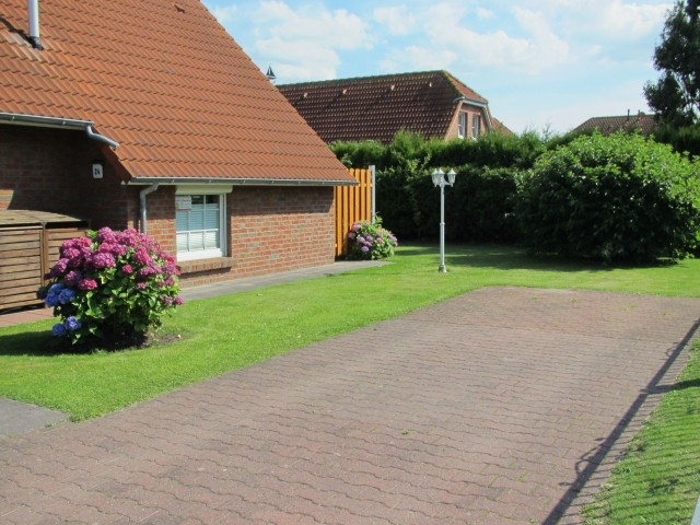 Ferienhaus Porten an der Nordsee, eingezäunter Garten, Ferien mit Hund