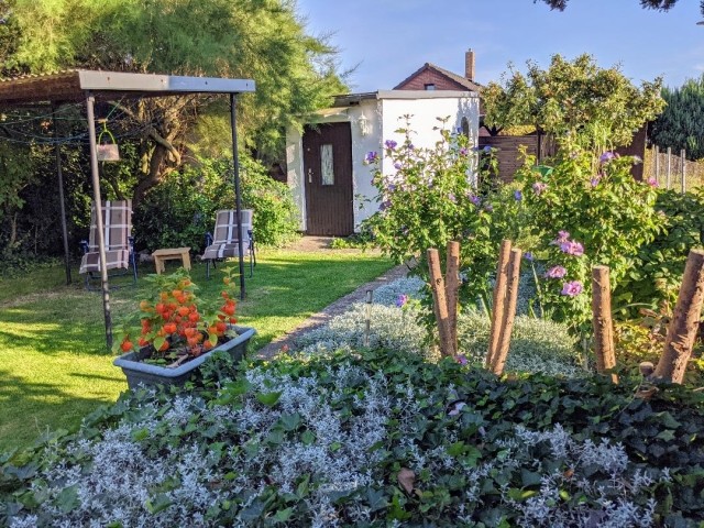 Ferienhaus Stine 8 Gäste Garten Terrasse Welterbestadt Stralsund Ostsee