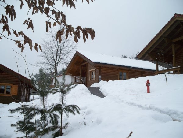 Ferienhaus im Winter