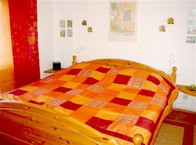 eins der beiden Schlafzimmer