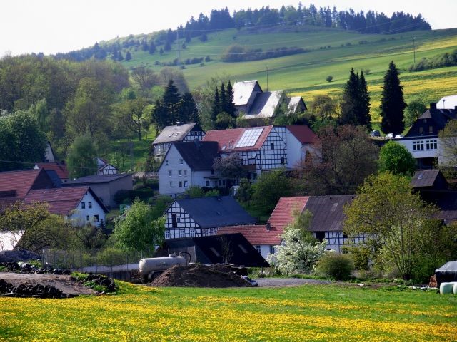 Blick aufs Dorf
