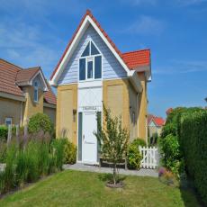 Ferienhaus mit überdachter Terrasse direkt am Meer