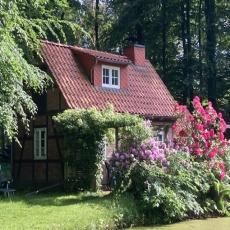  Romantisches Heide-Häuschen am Teich - Ruhe und Erholung