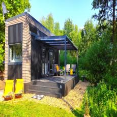 Stimmungsvolles Tiny House mitten in  der Natur