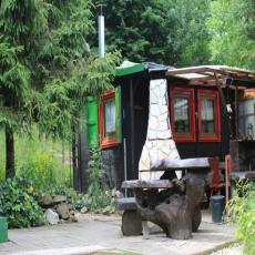 Kleine, gemütliche Waldhütte , Waldsee, Alleinlage, Kamin, ...