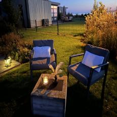 Chalet WolkeSieben mit Zaun am IJsselmeer