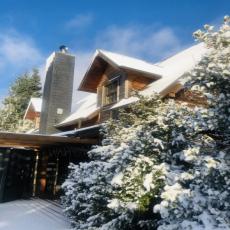 Chalet mit  Wintergarten & Sauna,Kamin, 3000qm eingezäunter ...