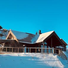 Komf. Ferienhaus ,Ofen, Sauna, Ski Lift 450m, Sandstrand, Pa ...