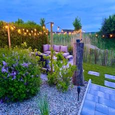 Luxus-Strand Chalet/ Haus  Nordsee-Zeeland- eingezäunter Ga ...