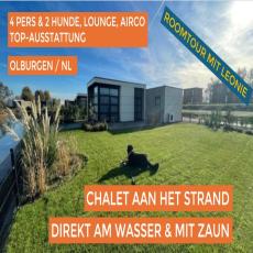 Tolles Chalet 'Aan het Strand' mit Zaun, großer Garten, dir ...
