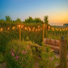 Luxus-Strand Chalet/ Haus  Nordsee-Zeeland- eingezäunter Ga ...