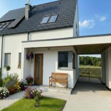 Ferienhaus mit Kamin und Sauna 600 Meter vom Strand entfernt