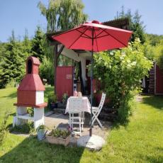 Glampingoase am See mit Panoramablick