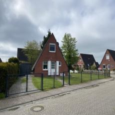 Ferienhaus eingezäunt in Dornumersiel