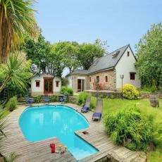 Wunderschönes Landhaus im Finistère mit beheiztem Pool